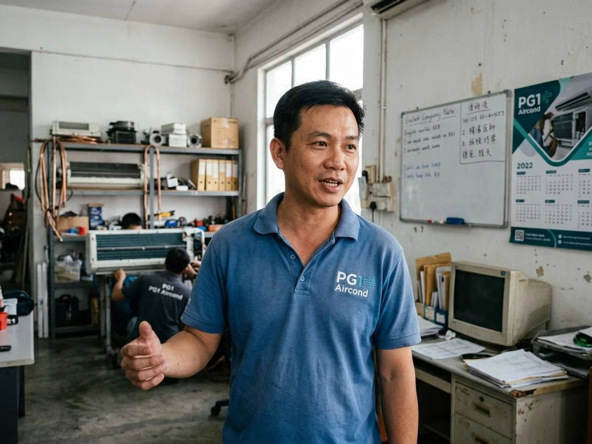 KC, Content and Technical Lead at PG1 Aircond